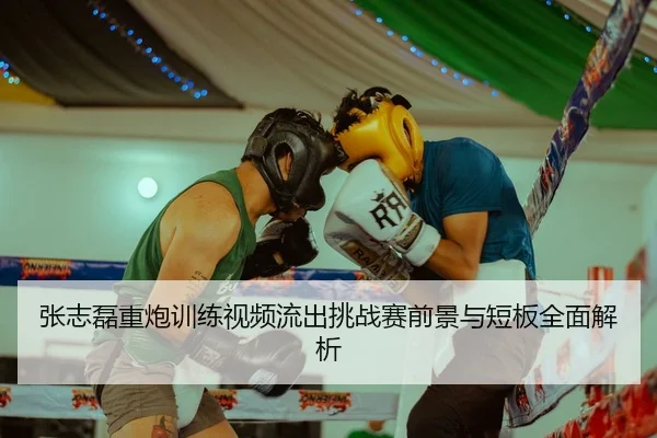 张志磊重炮训练视频流出挑战赛前景与短板全面解析
